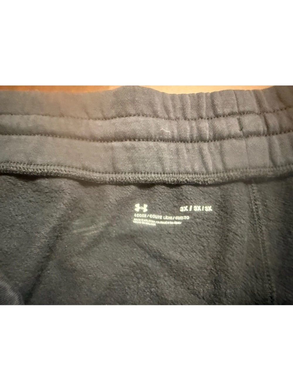 Under Armour Mens Loose Fit Black Jogging Sweatpants! 3XL 50x30 - Picture 2 of 4